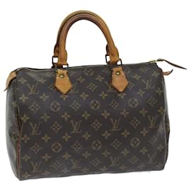 Louis Vuitton-LOUIS VUITTON Monogram Speedy 30 Hand Bag M41526 LV Auth ki4423-Monogram