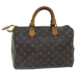 Louis Vuitton-Bolso de mano LOUIS VUITTON Monogram Speedy 30 M41526 LV Auth ki4423-Monograma