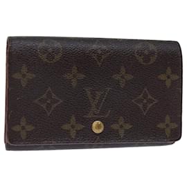 Louis Vuitton-LOUIS VUITTON Monogramm Porte Monnaie Billets Tresor Geldbörse M61730 LV Auth th4891-Monogramm