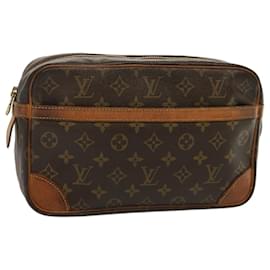 Louis Vuitton-LOUIS VUITTON Monogramm Compiegne 28 Clutch M51845 LV Auth 73463-Monogramm