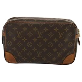Louis Vuitton-LOUIS VUITTON Monogram Compiegne 28 Clutch Bag M51845 LV Auth 73463-Monogram