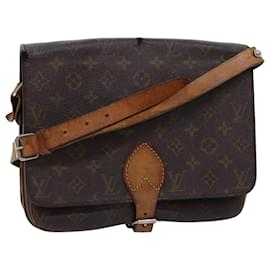 Louis Vuitton-LOUIS VUITTON Monogram Cartouchiere GM Shoulder Bag Vintage M51252 Auth yk12133-Monogram