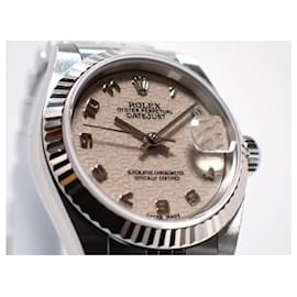 Rolex-ROLEX Lady Datejust plata ordenador serie F Mujer-Plata