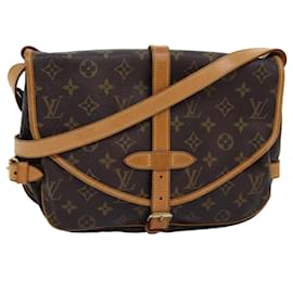 Louis Vuitton-LOUIS VUITTON Monogram Saumur 30 Shoulder Bag M42256 LV Auth fm3388-Monogram