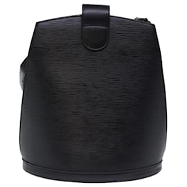 Louis Vuitton-LOUIS VUITTON Epi Cluny Shoulder Bag Black M52252 LV Auth am6118-Black