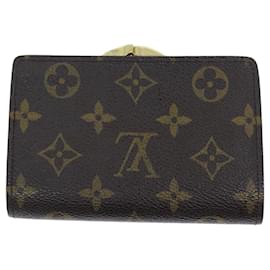 Louis Vuitton-Cartera plegable LOUIS VUITTON Monogram Portefeuille Viennois M61674 LV Auth fm3446-Monograma