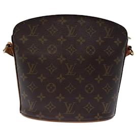 Louis Vuitton-Bolso bandolera LOUIS VUITTON con monograma Drouot M51290 LV Auth ar11832-Monograma