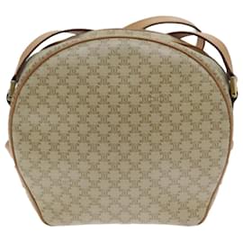 Céline-CELINE Macadam Canvas Umhängetasche Beige Auth 73944-Beige