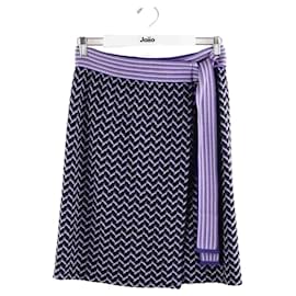 Missoni-wrap wool skirt-Purple