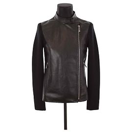 Barbara Bui Lederjacke Schwarz