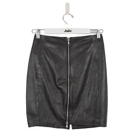 The Kooples Leather skirt Black