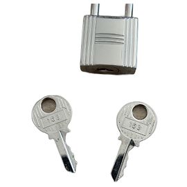 Cadenas hermès neuf palladium 2 clefs 163 Bijouterie argentée