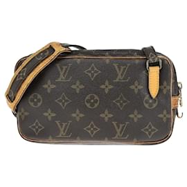 Louis Vuitton-Louis Vuitton Pochette Marly-Marrom