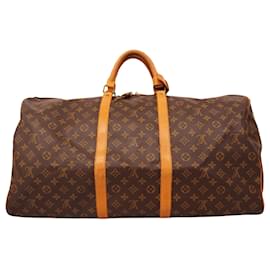 Louis Vuitton-Louis Vuitton Keepall Bandouliere 60-Castaño