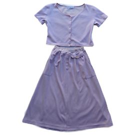 Sonia Rykiel Terno e saia Rosa
