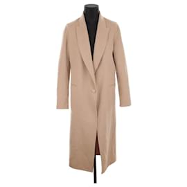 Sandro-Wool coat-Beige