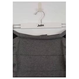 Fendi-Jupe en laine-Gris