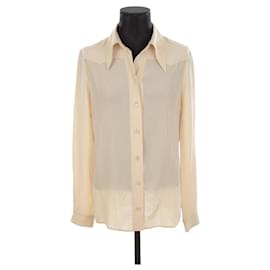 Gucci-Chemise en soie-Beige