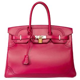 Hermès Bolsa HERMES Birkin 35 em couro vermelho - 101931 Vermelho