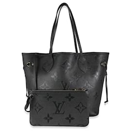 Louis Vuitton-Louis Vuitton Empreinte Neverfull MM Monogramme Géant Noir-Noir