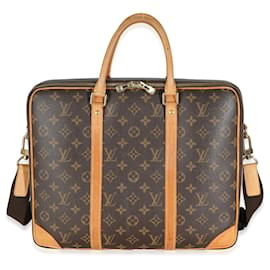 Louis Vuitton-Louis Vuitton Monogram Canvas Cupertino Briefcase-Brown