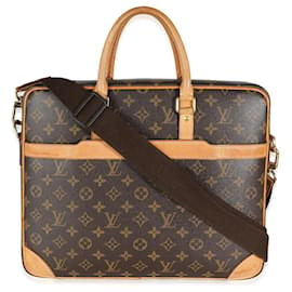 Louis Vuitton-Louis Vuitton Monogram Canvas Cupertino Briefcase-Brown