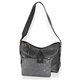 Louis Vuitton-Louis Vuitton Black Empreinte Carryall PM-Black