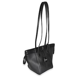 Fendi-Fendi Black Vitello Mini Origami Tote-Brown