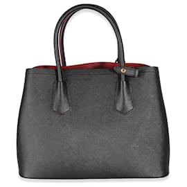 Louis Vuitton-Prada Tote mediano forrado Saffiano Cuir negro negro-Negro