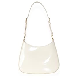 Prada-Prada Bolso Cleo De Charol Marfil-Blanco