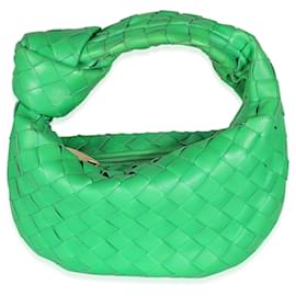 Bottega Veneta-Bottega Veneta Parakeet Nappa Intrecciato Mini Jodie-Vert