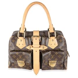 Louis Vuitton-Louis Vuitton Lienzo con monograma Manhattan GM-Castaño