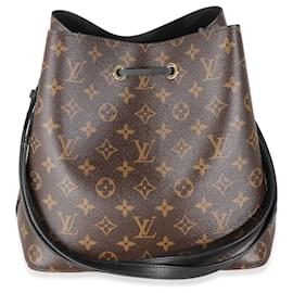 Louis Vuitton-Louis Vuitton Toile Monogram Noire NeoNoe MM-Marron