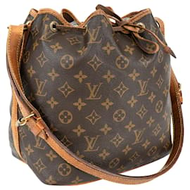 Louis Vuitton-Monograma de lona Louis Vuitton Sac Noe Petit-Castaño