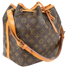 Louis Vuitton-Monograma de lona Louis Vuitton Sac Noe Petit-Castaño