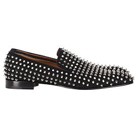 Christian Louboutin Dandelion Mocassini a spillo in pelle nera Nero