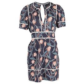 Abito con stampa floreale Isabel Marant in cotone blu Blu
