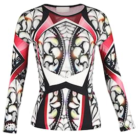 Peter Pilotto-Peter Pilotto Printed Long Sleeve Top in Multicolor Viscose-Other