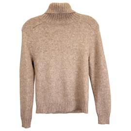 Nili Lotan-Nili Lotan Atwood Sweater in Beige Wool-Other
