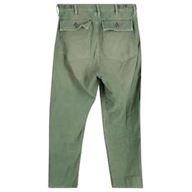 Polo Ralph Lauren-Polo Ralph Lauren Utility Trousers in Green Cotton-Green