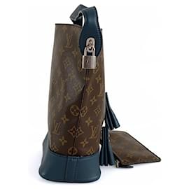 Louis Vuitton-Louis Vuitton Noè idole Sac à main Bucket Collection 2014-Marron,Bleu