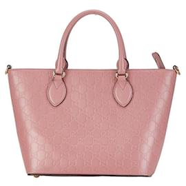 Gucci-Gucci Guccissima Top Handle Bag Lederhandtasche 432124 in gutem Zustand-Andere