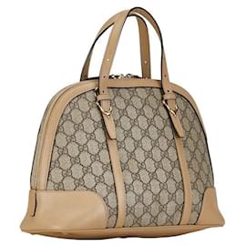 Gucci-Gucci GG Supreme Dome Bag Canvas Handtasche 309617 in gutem Zustand-Andere