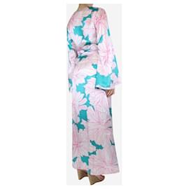 Autre Marque-Caftan en soie à imprimé fleuri Multi Willow - taille M-Multicolore