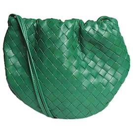 Bottega Veneta-Mini bolsa The Valve verde escuro-Verde