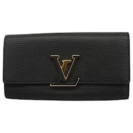 Louis Vuitton-Louis Vuitton Portefeuille capucines-Black