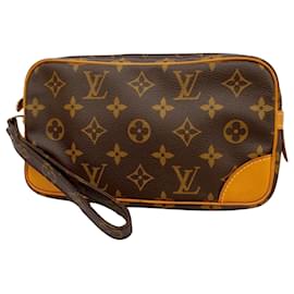 Louis Vuitton-Louis Vuitton Marly Dragonne-Braun