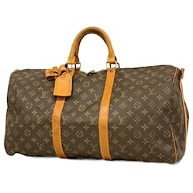 Louis Vuitton-Louis Vuitton Keepall 50-Castaño