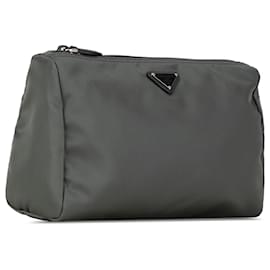 Prada-Bolsa prada cinza tessuto-Cinza