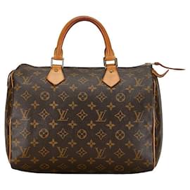 Louis Vuitton-Louis Vuitton Speedy 30 Bolsa de lona M41526 em bom estado-Outro